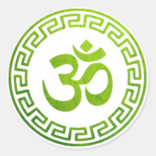 Adesivo Om, Om Hindu, Símbolo Om, Logotipo Om, Aum