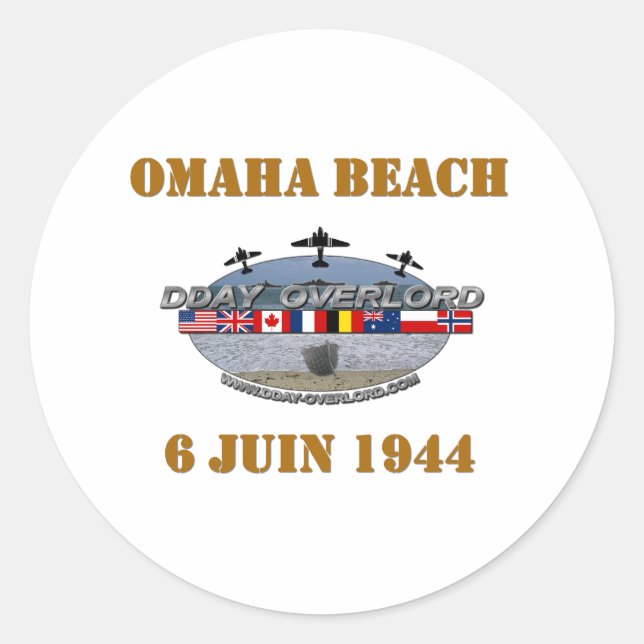 Adesivo Omaha Beach 1944 (Frente)