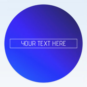 Adesivo Ombre de Gradiente Azul e Roxo Brilhante Moderno