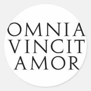 Adesivo Omnia Vincit Amor