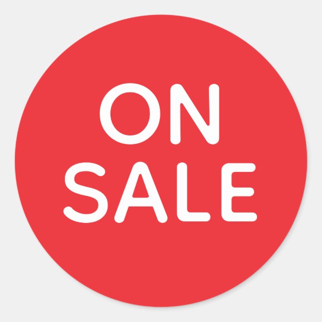 Adesivo On Sale Sticker | Red Label Promotion (Frente)