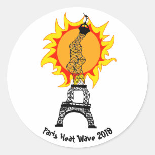 Adesivo Onda de calor em Paris em 2019