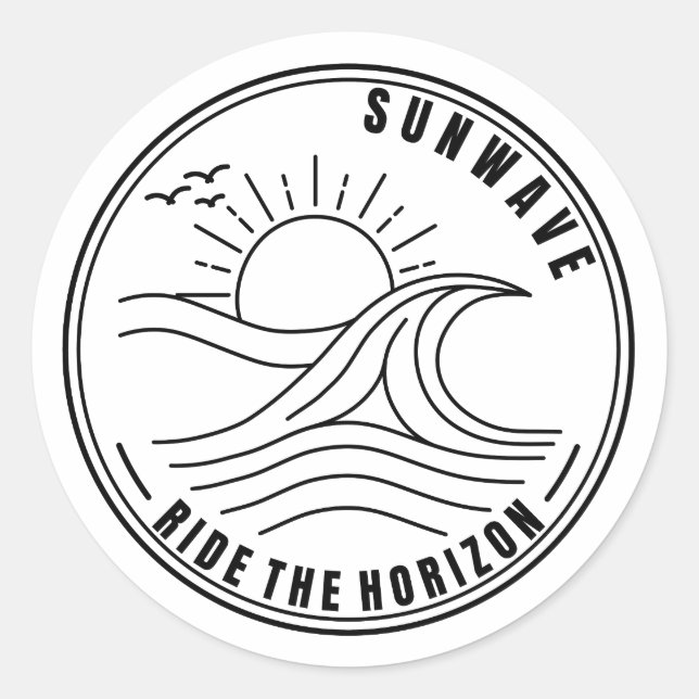 Adesivo Onda de sol (Frente)