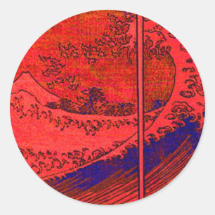 Adesivo onda vermelha