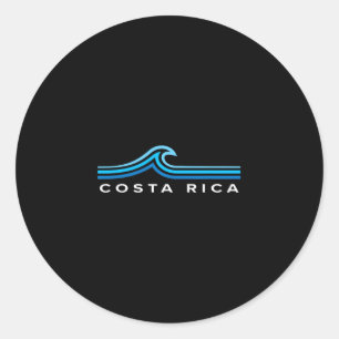 Adesivo Ondas da Costa Rica Vintage Homens Mulheres Menina