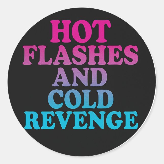 Adesivo Ondas de Calor & Fria Vingança (Frente)