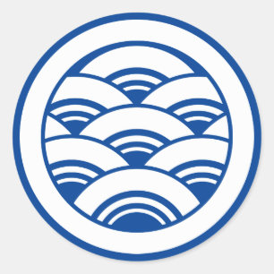 Adesivo Ondas sobrepostas em círculo