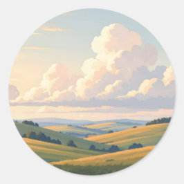 Adesivo Onde a Terra Respira – Clássico de Paisagem Vasta 