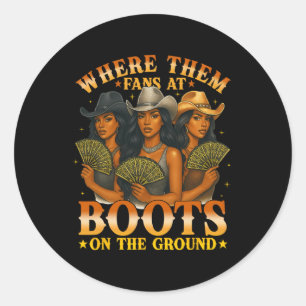 Adesivo Onde Eles Ventilam No Arranque No Chão Negro