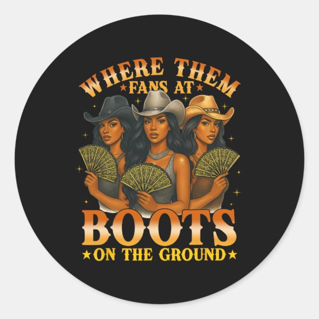 Adesivo Onde Eles Ventilam No Arranque No Chão Negro (Frente)