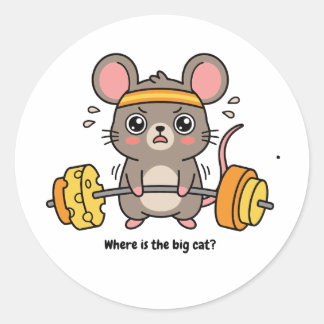 Adesivo Onde Está o Grande Gato