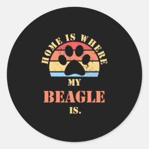 Adesivo Onde Está O Meu Cachorro De Beagle