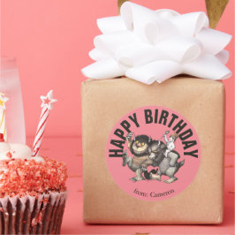 Adesivo Onde estão as coisas selvagens | Feliz Aniversário