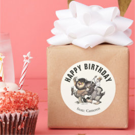 Adesivo Onde estão as coisas selvagens | Feliz Aniversário