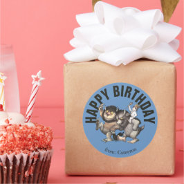 Adesivo Onde estão as coisas selvagens | Feliz Aniversário