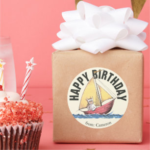 Adesivo Onde estão as coisas selvagens Feliz Aniversário