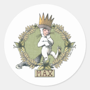 Adesivo Onde Vivem os Monstros   Crachá do Max