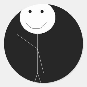 Adesivo Ondulação de Stickman