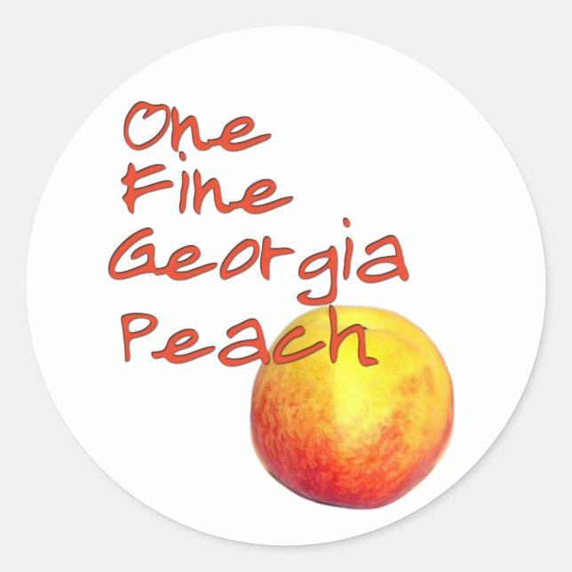 Adesivo One Fine Georgia Peach (Frente)