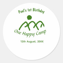 One happy camp green mountain sun 1st birthday