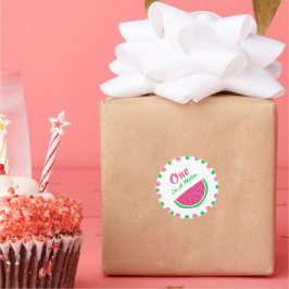 Adesivo One In A Melon 1st Birthday