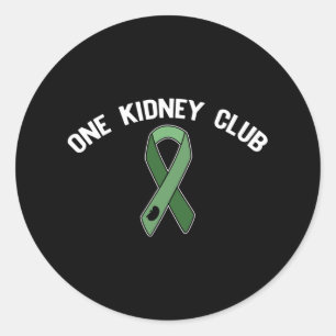 Adesivo One Kidney Club Pergunte-Me Como Se Juntar A Organ