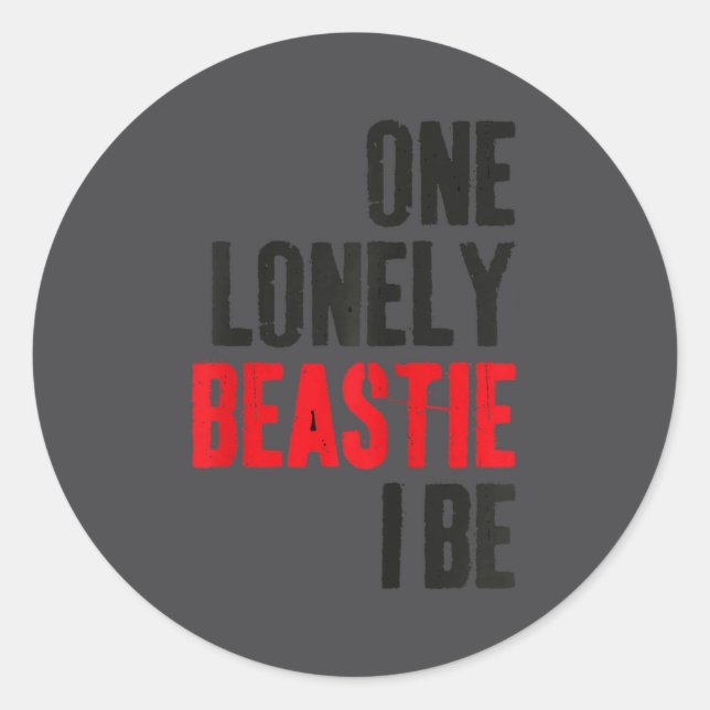 Adesivo One Lonely Ie I Be Funny Quote Saying Humor Sarcas (Frente)