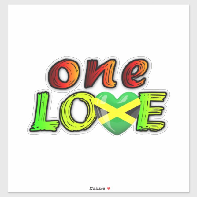 Adesivo One Love Decal (Folha)