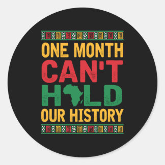 Adesivo One Month Cant Hold Our History Black Pride Africa