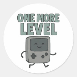 Adesivo One More Level Cute Retro Gaming Console Cartoon