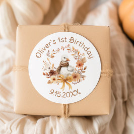 Adesivo One Silly Goose Rustic Fall Boy Birthday