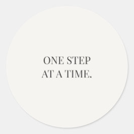 Adesivo One Step at a Time – Gentle Encouragment Series