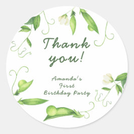 Adesivo One Sweet Pea First Birthday