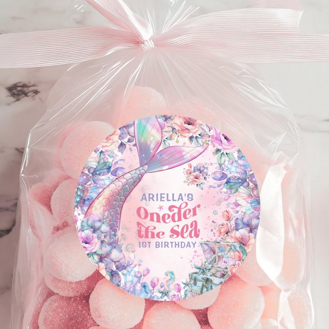 Adesivo Oneder The Sea Flower Glitter Mermaid Tail  (Criador carregado)