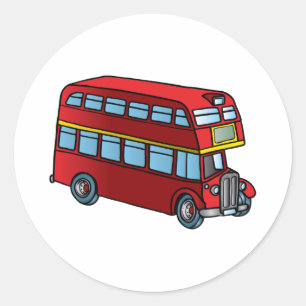Adesivo Ônibus bonito do autocarro de dois andares