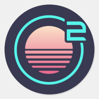 Adesivo Onivim 2 - Vinheta de Logotipo Redondo