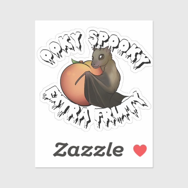 Adesivo Ooky Spooky Bat (Folha)