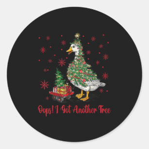 Adesivo Opa, Peguei Outra Árvore Merry Goosemas Silly Goos