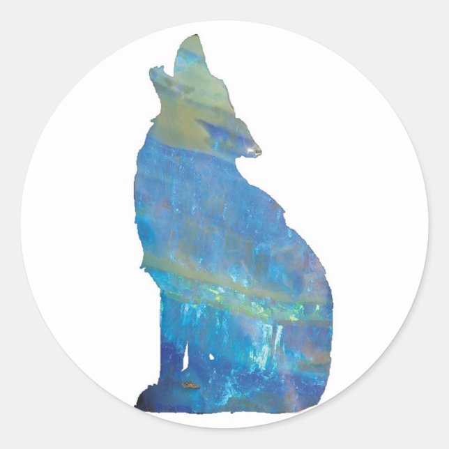 Adesivo Opal Wolf Stickers (Frente)