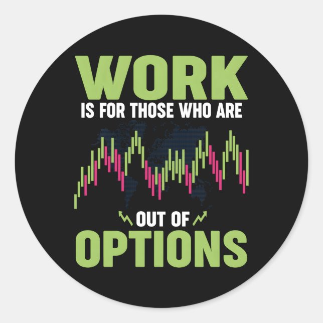 Adesivo Opções Bolsa Bolsa Comercial Dia Comercial Investi (Frente)