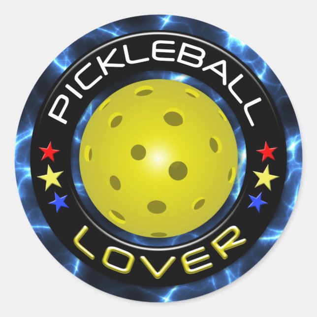 Adesivo Opções do Lover 1 da Pickleball (Frente)