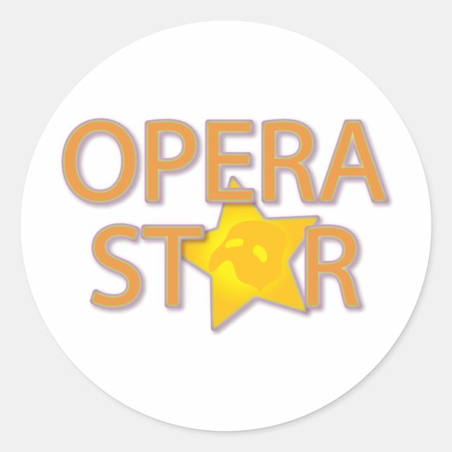 Adesivo Ópera Estrela (Frente)