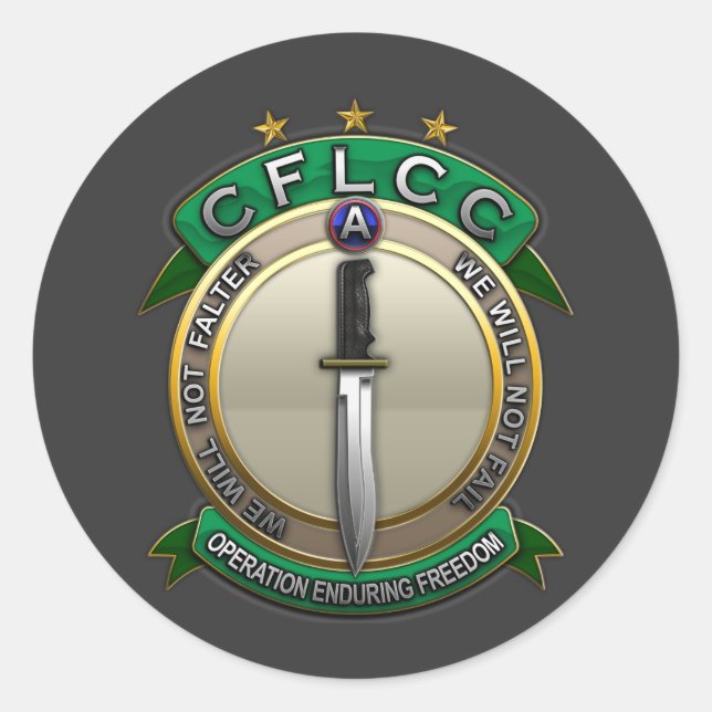 Adesivo Operação CFLCC durante a liberdade (Frente)