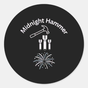 Adesivo Operação Meia-Noite, Hammer E Fogos De Artifício N