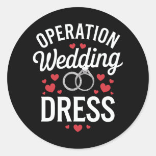 Adesivo Operação Vestido de Casamento