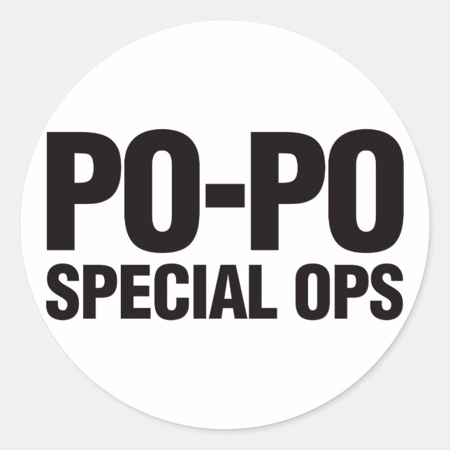 Adesivo Operações Especiais Po (Frente)