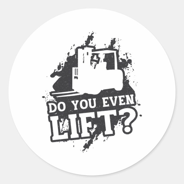 Adesivo Operador De Elevação De Elevação Você Mesmo Levant (Frente)