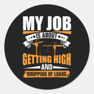 Adesivo Operador de Equipamento Pesado Gruas Pavilhão da T