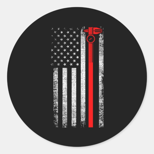 Adesivo Operador de Máquina Patriótico Cnc Mães de Sinaliz (Frente)