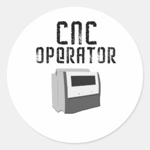Adesivo Operador do operador do CNC